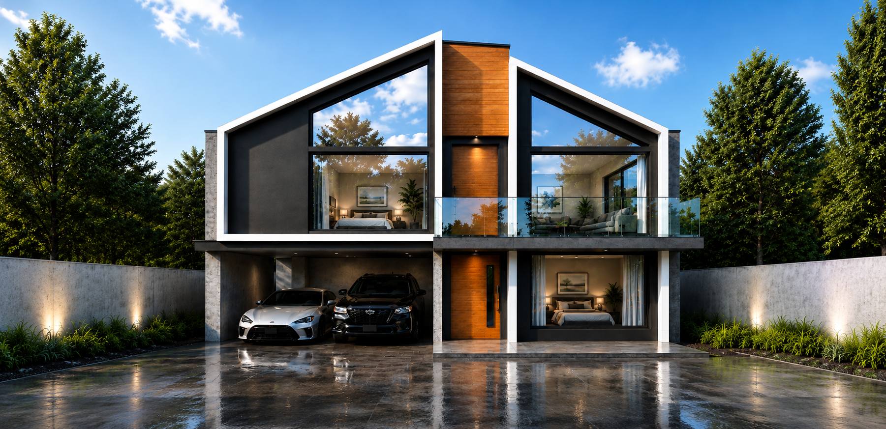 American residential home
